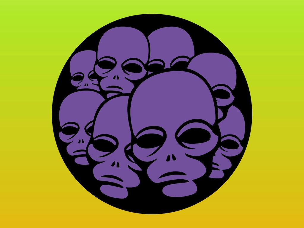 Download Alien Heads Vector Art & Graphics | freevector.com
