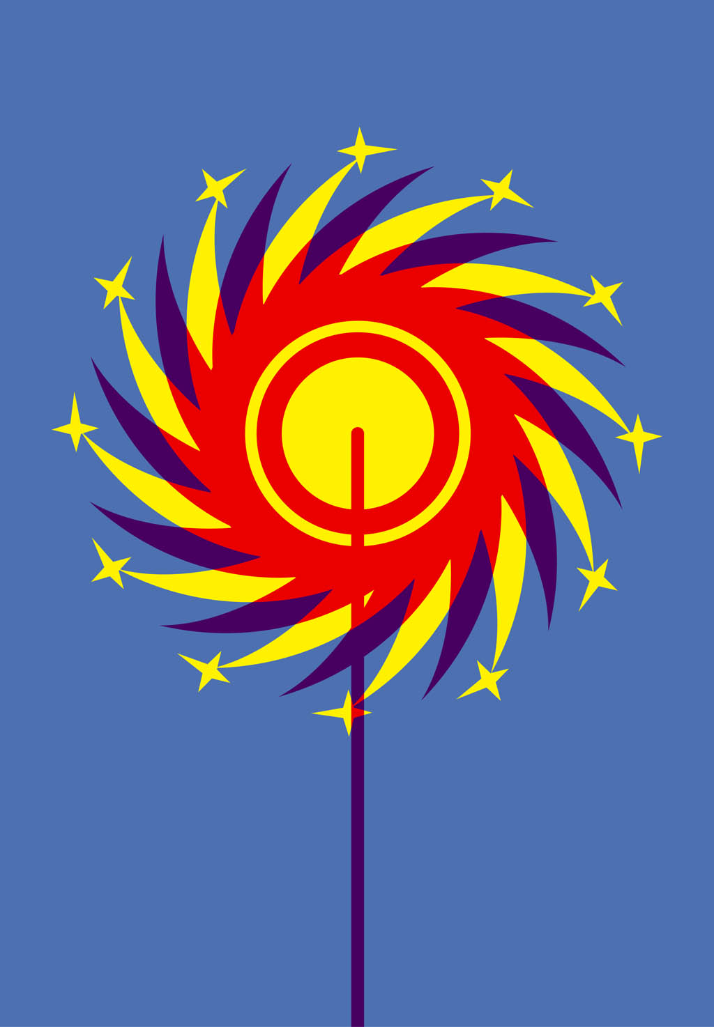 Colorful Pinwheel Graphics