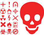 Hazard Symbols Icons