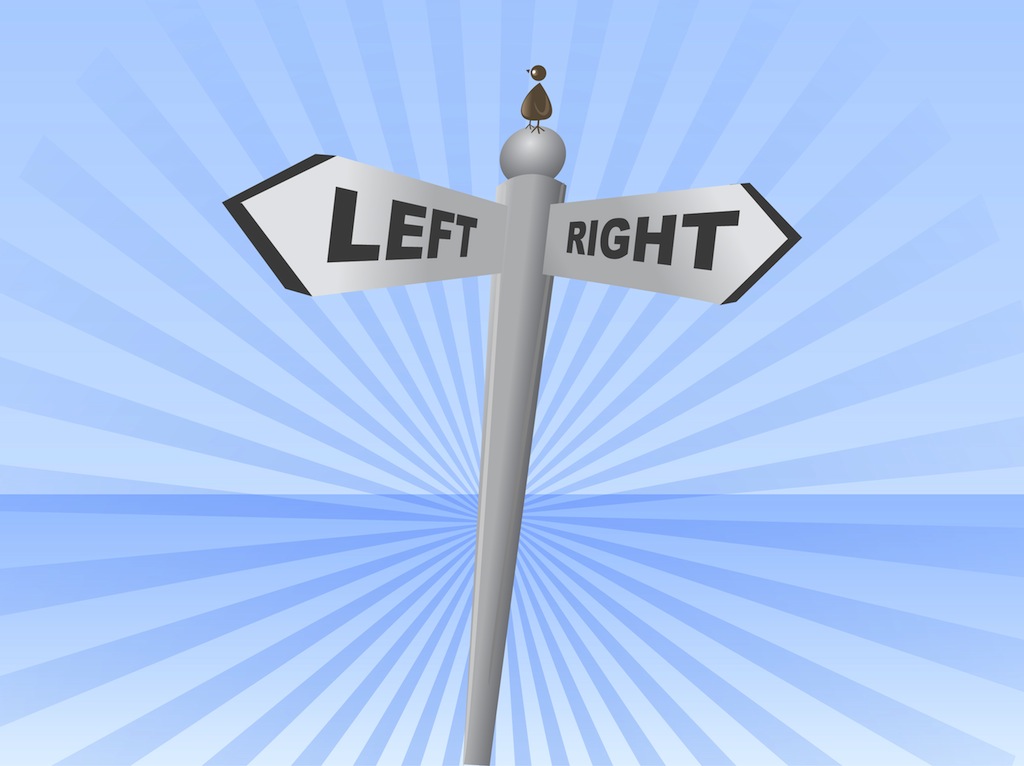 Left Right Sign