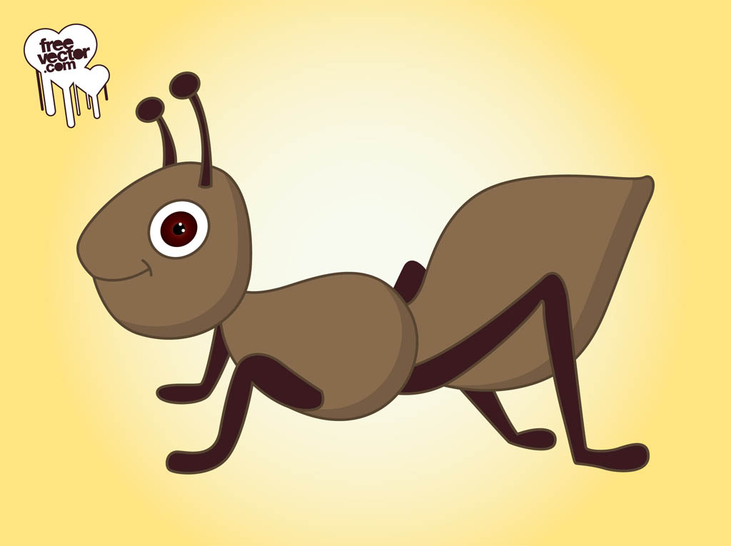 Cartoon Ant Vector Art & Graphics 