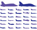 Airplane Silhouettes Pack