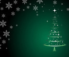 Christmas Tree Background Vector