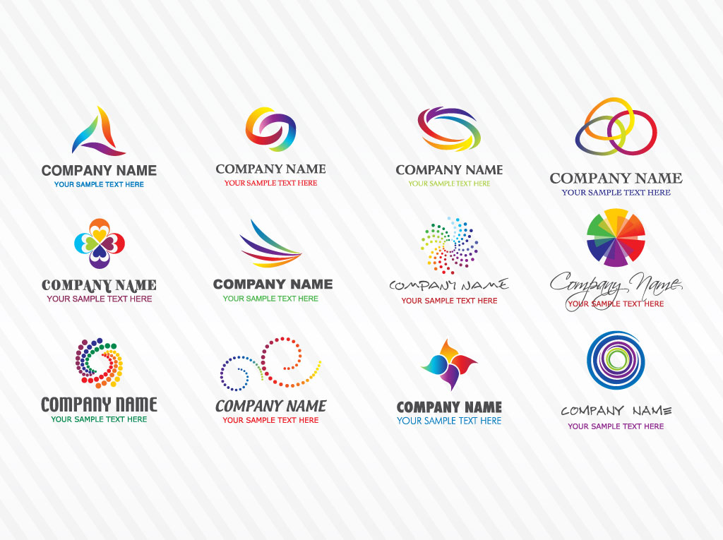 Colorful Stock Vector Logos Vector Art & Graphics