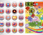 Vector Design Buttons Graphics
