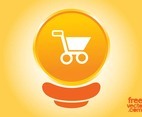 Orange Shopping Cart Button