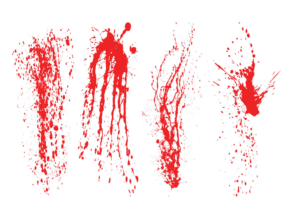 Splattered Blood Graphics