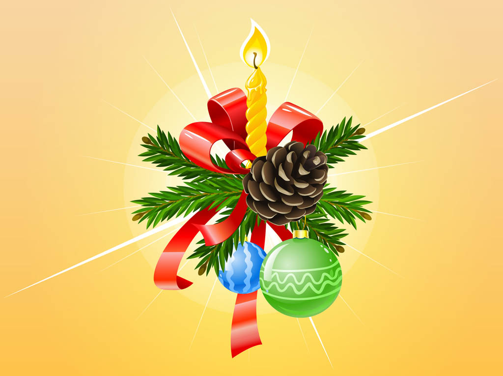 Vector Christmas Ornaments Vector Art & Graphics | freevector.com