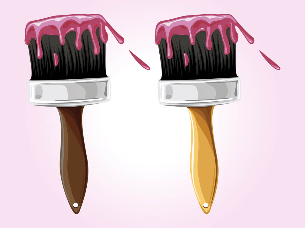 Paint Brushes Vector