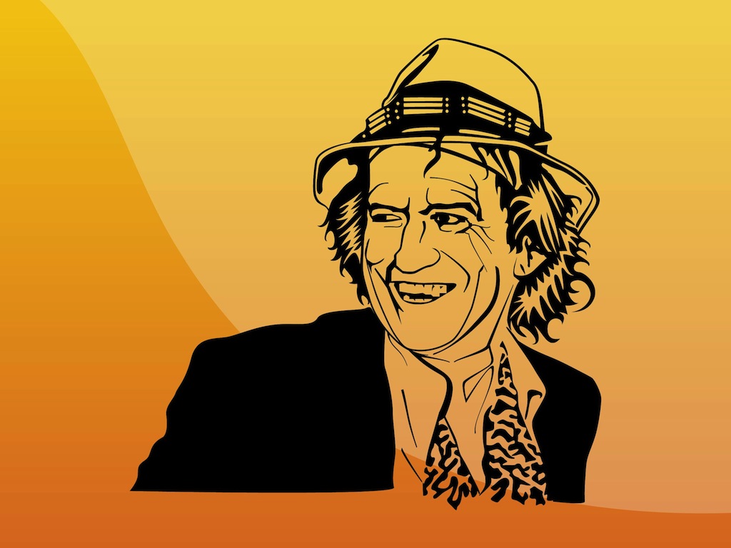 Keith Richards Portrait