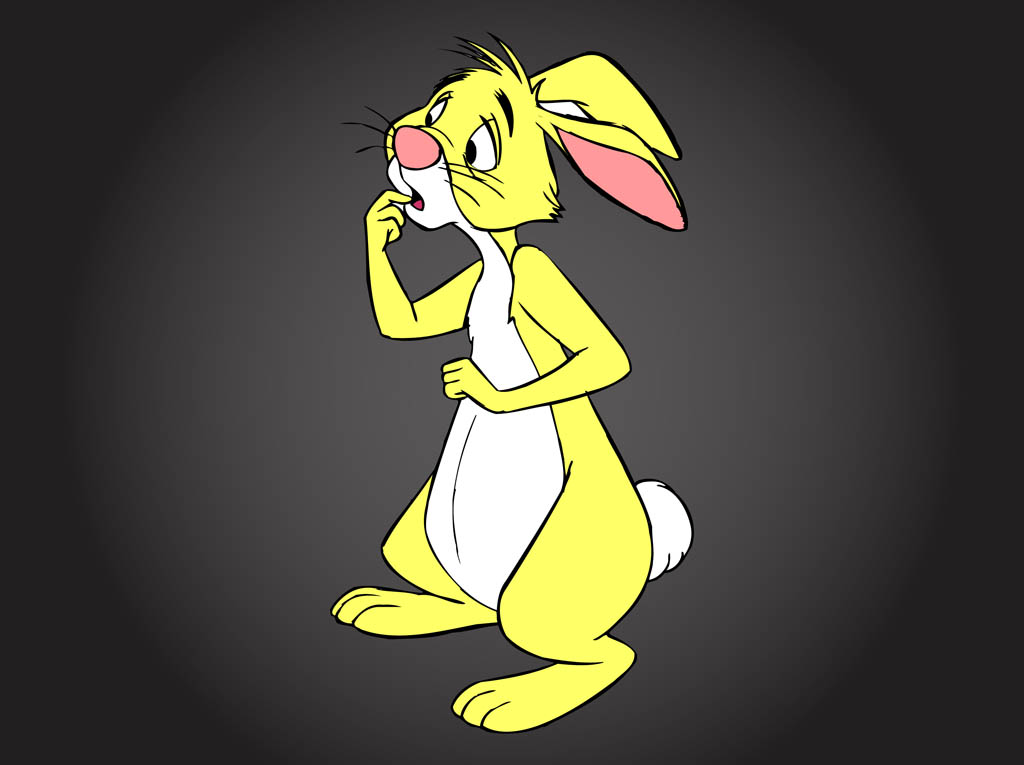 Winnie The Pooh Rabbit Vector Art & Graphics | freevector.com