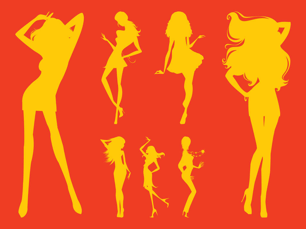 Party Girl Silhouettes