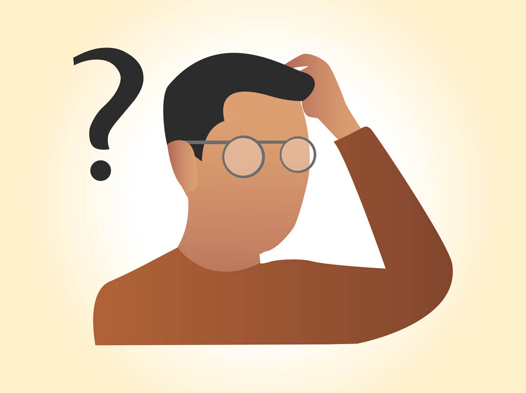  Man  With Question  Mark  Vector Art Graphics freevector com
