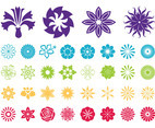 Flower Blossoms Vector Graphics 