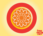 Floral Badge Design