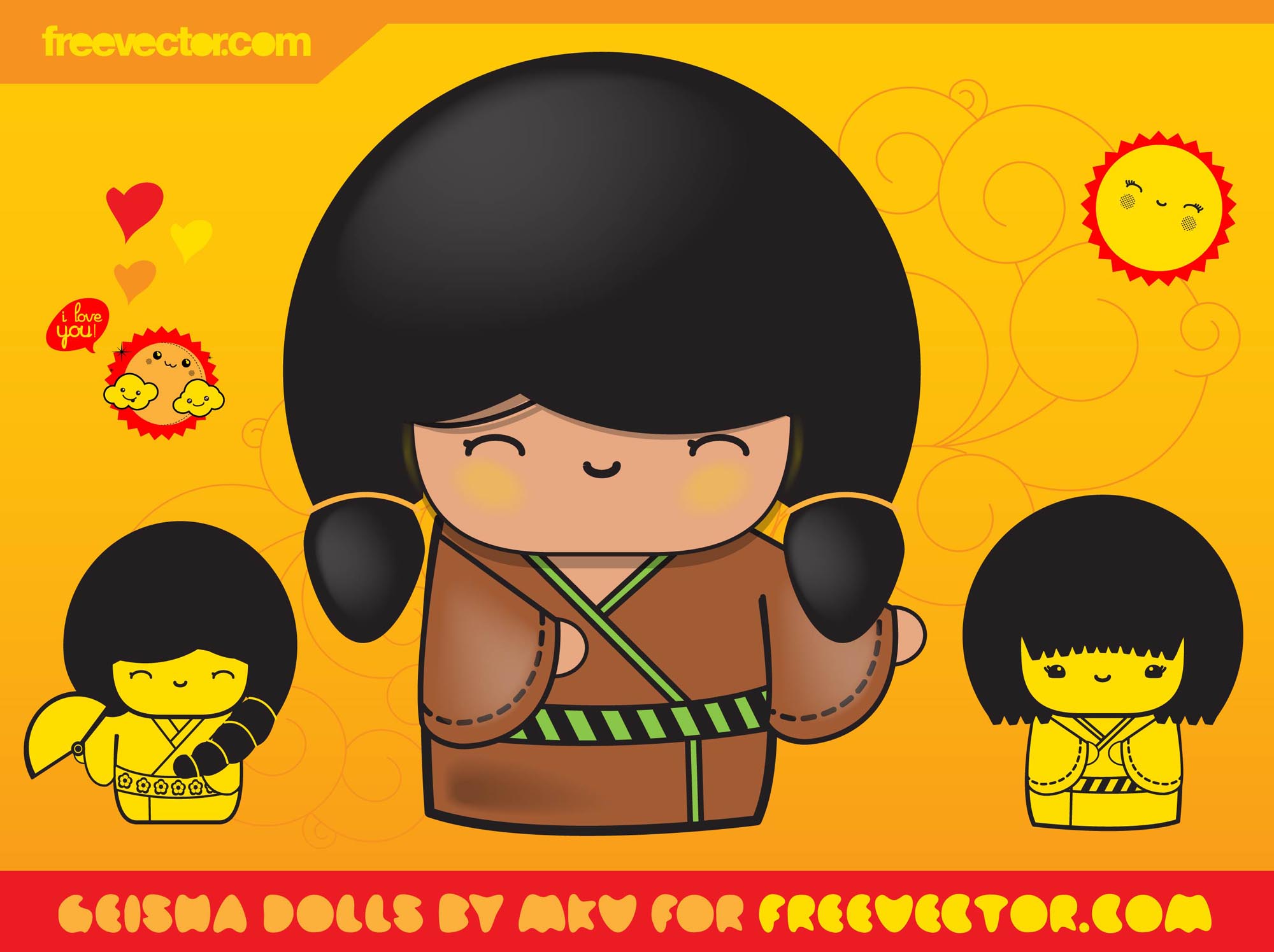 Geisha Vectors