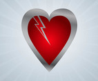 Thunder Heart Vector