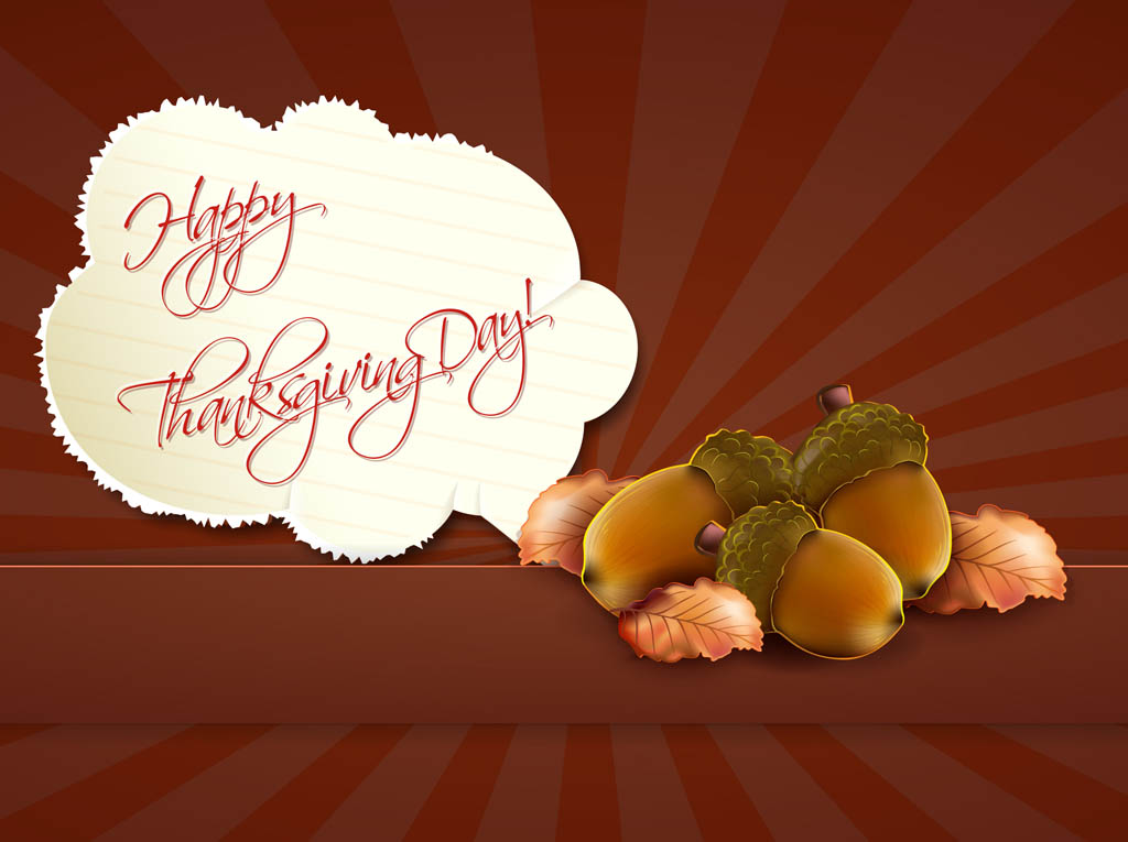 Thanksgiving Background Vector