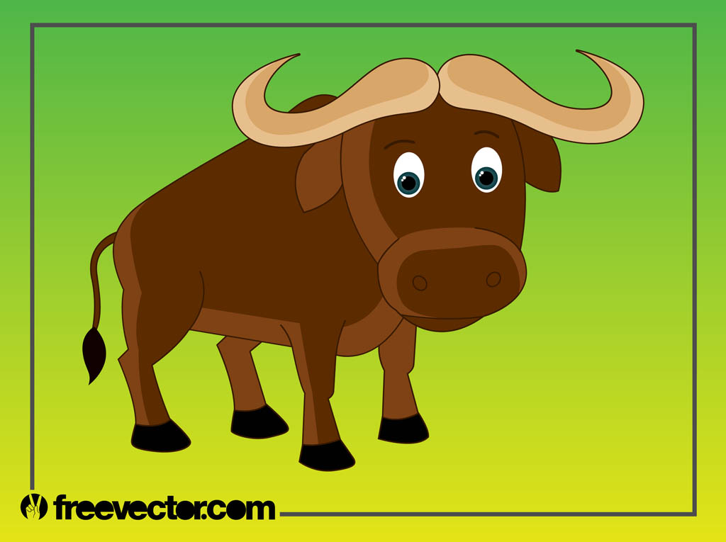 Cartoon Buffalo