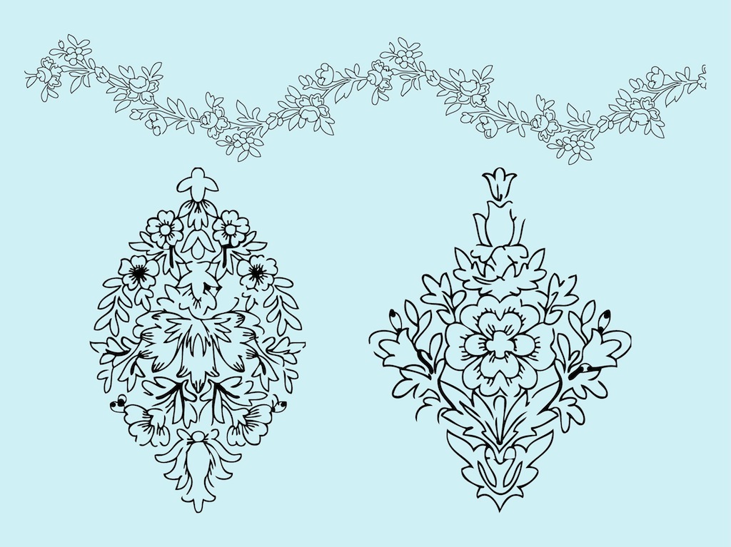 Retro Flowers Design
