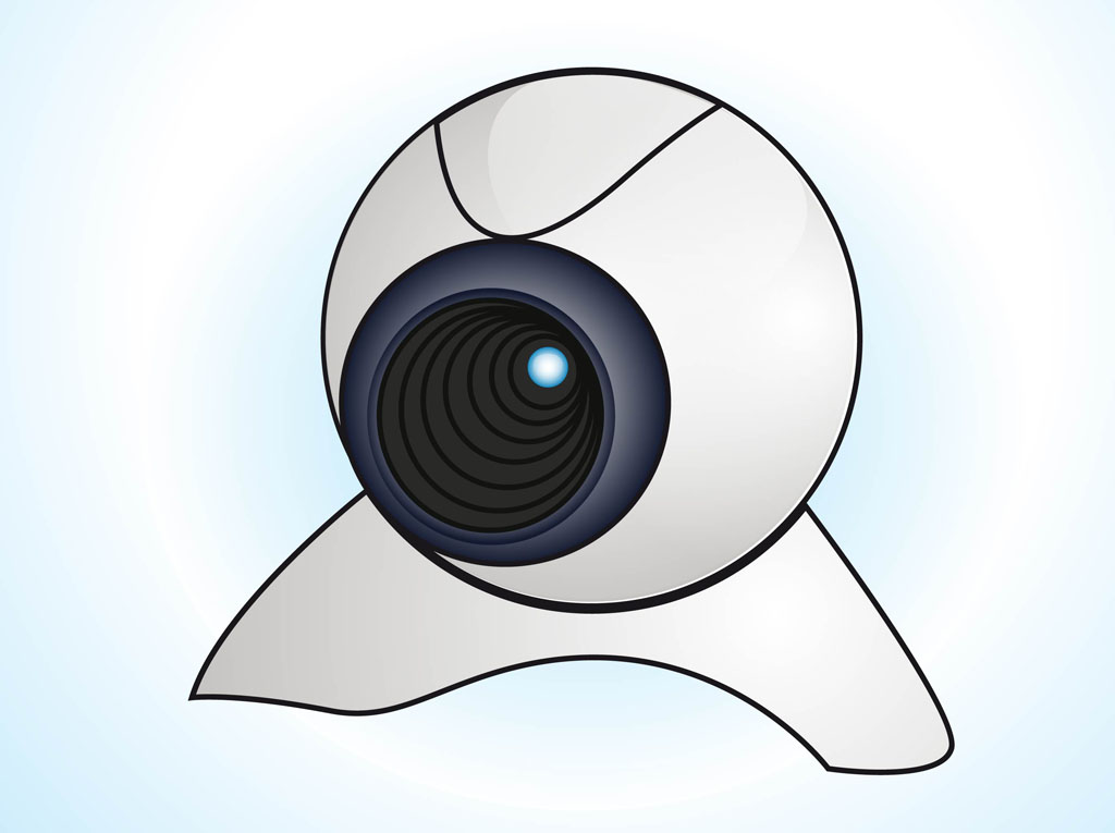 Webcam Vector Vector Art & Graphics 