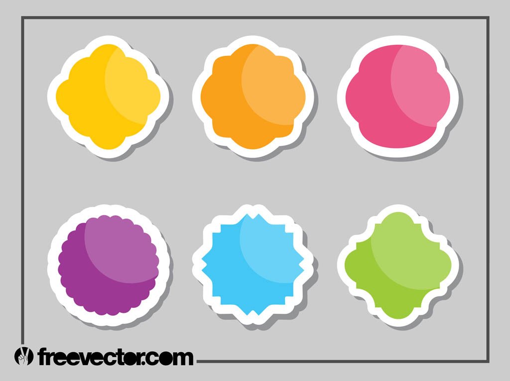 Colorful Stickers Set