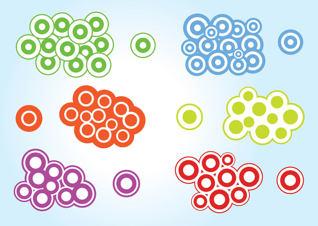 Colorful Circle Vectors