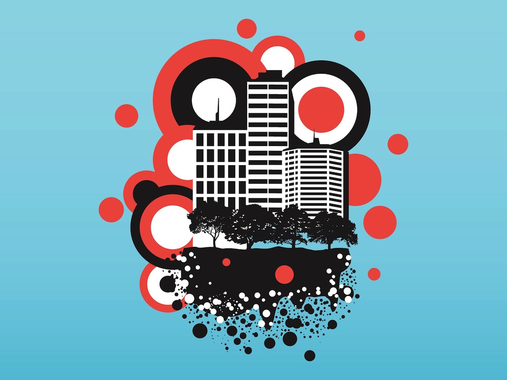 Abstract City Vector