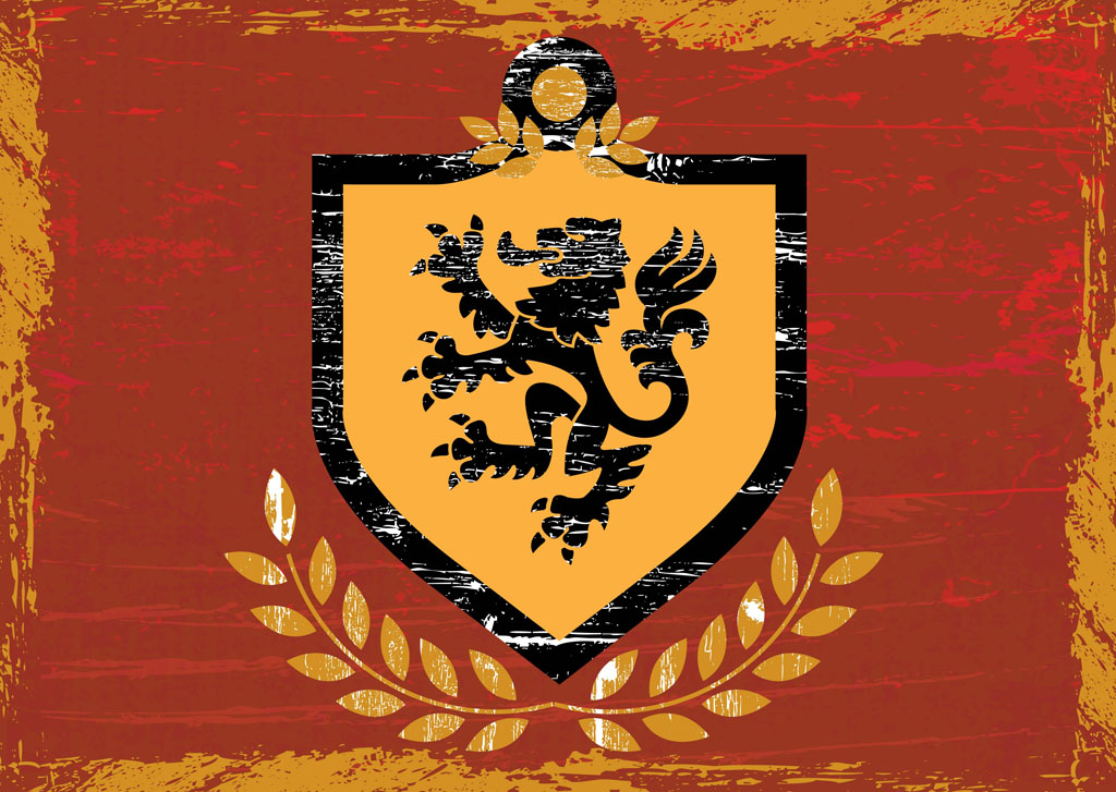 Lion Shield Coat of Arms