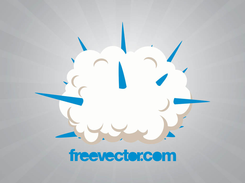 Explosion Cloud Vector