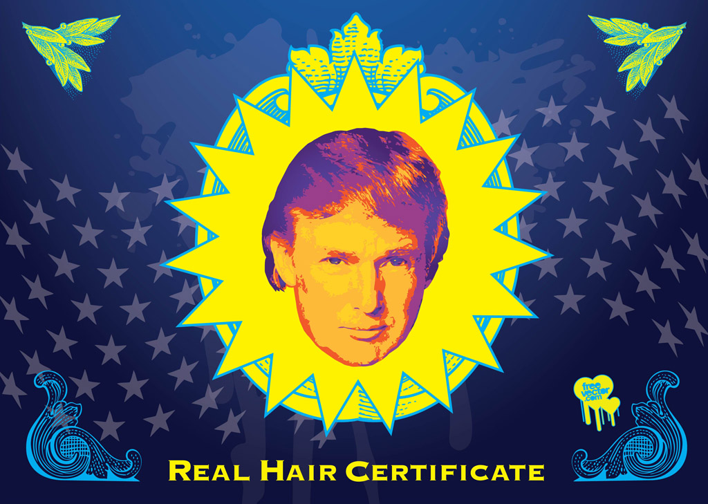 Donald Trump Hair Vector