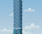 Taipei Building Vector