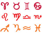 Zodiac Symbols Set