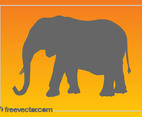 Elephant Silhouette Vector Graphics