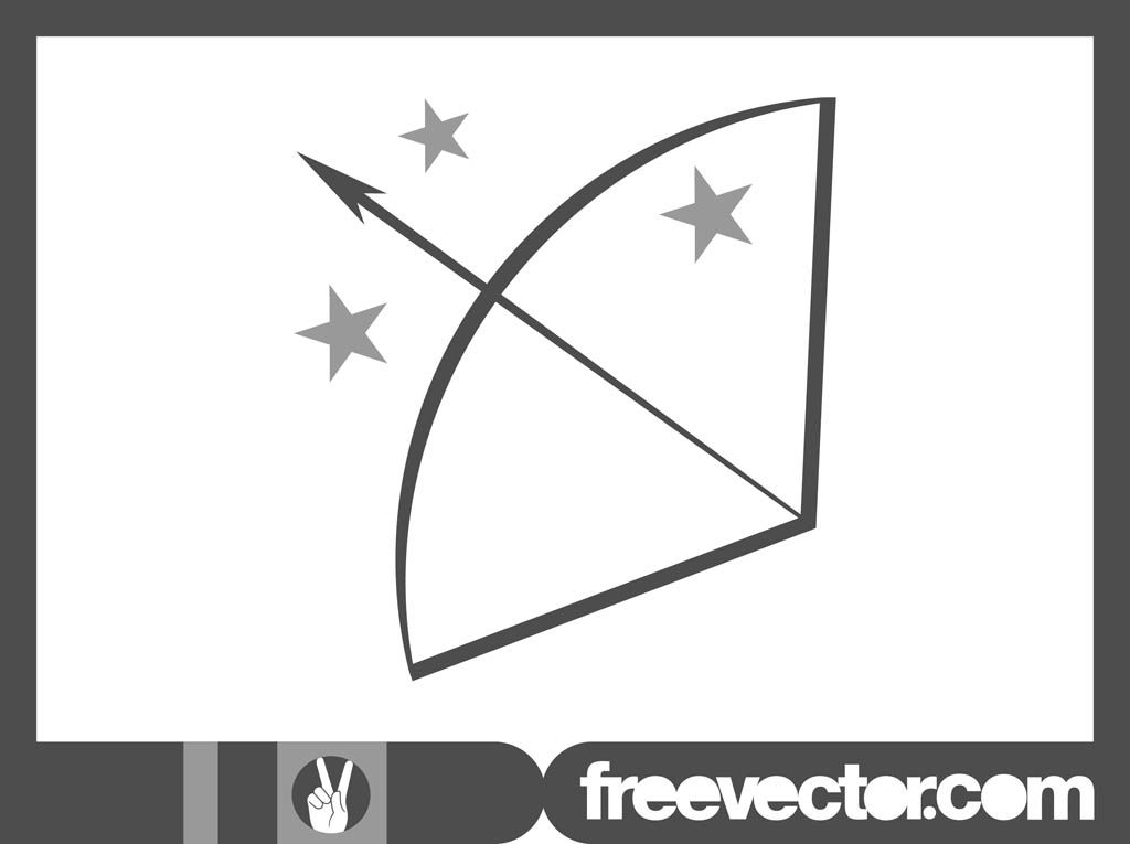 Bow And Arrow Icon Vector Art & Graphics | freevector.com