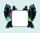 Feather Frame Vector