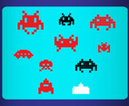 Free Space Invaders Vector