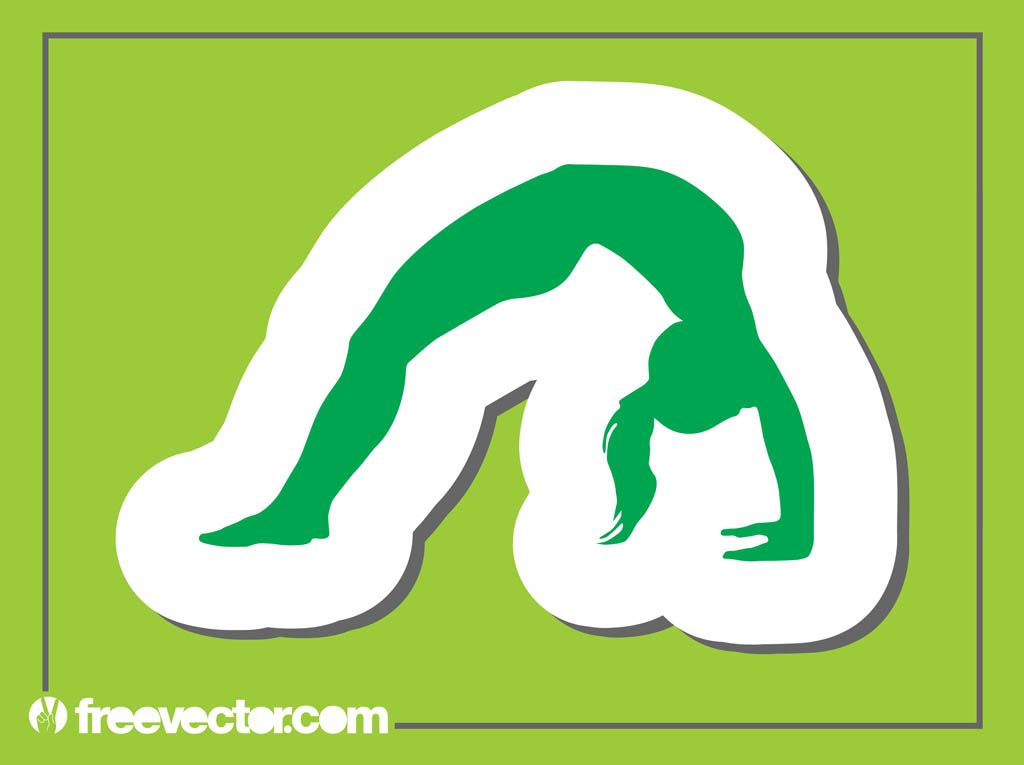 Workout Girl Silhouette