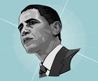 Barrack Obama Vector Portrait