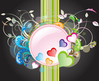 Hearts And Flowers Graphics
