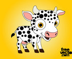 Happy Cartoon Cow