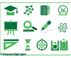 Education Icons Vectors