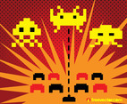 Space Invaders Vector