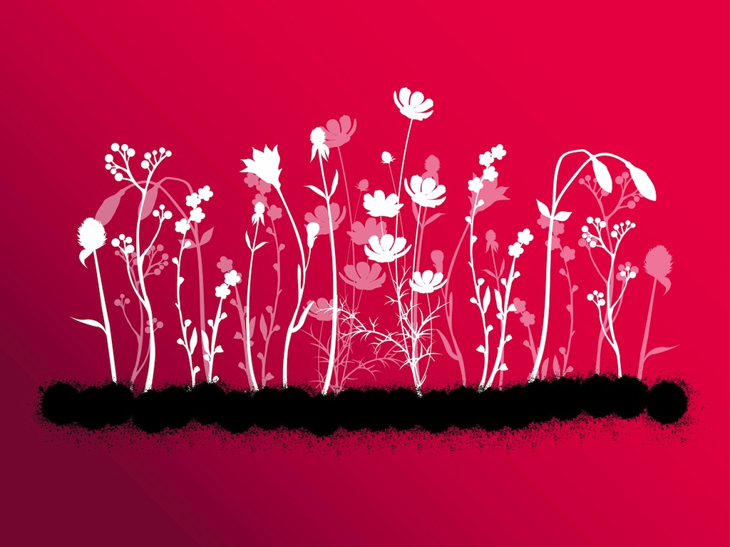 Splatter Flowers