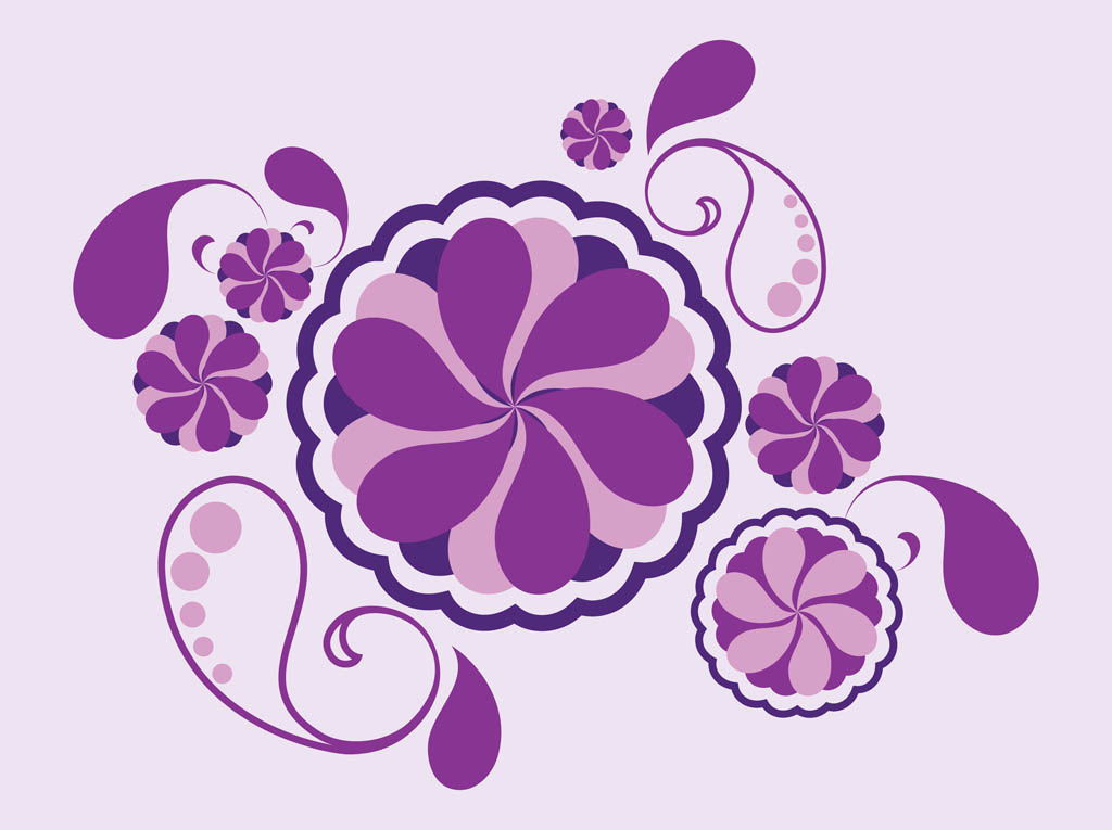 Flowers And Drops
