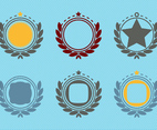 Retro Emblem Badge Decorations