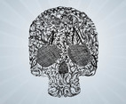 Vector Skull Drawing