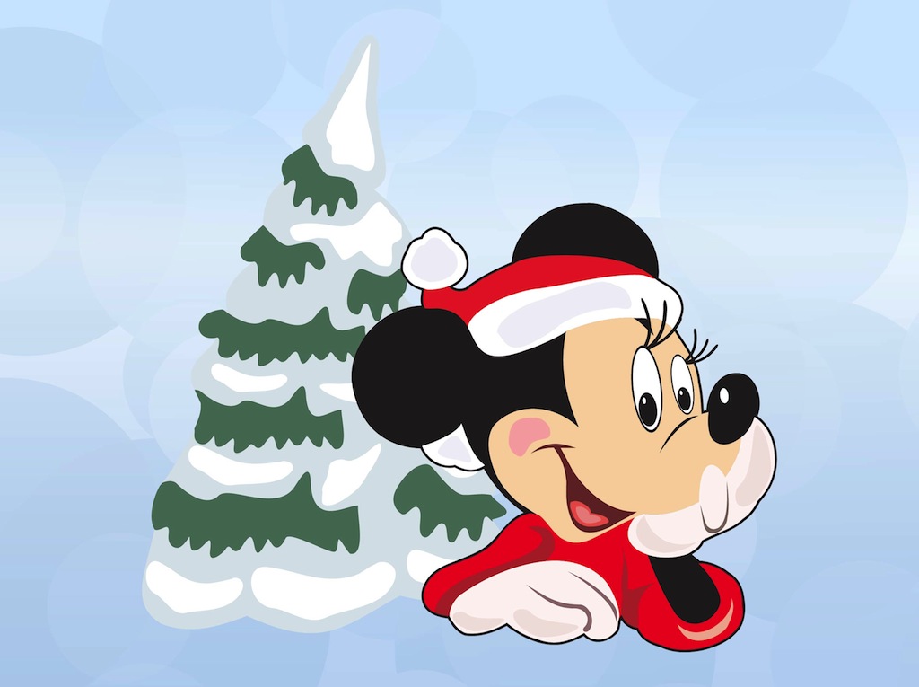 Minnie Mouse Christmas Vector Art & Graphics | freevector.com