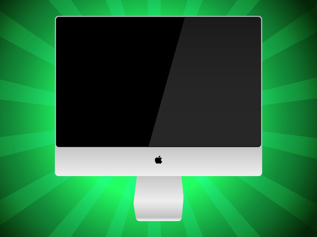 iMac Vector Graphic