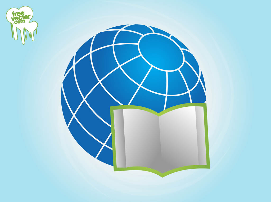 Open Book And Globe